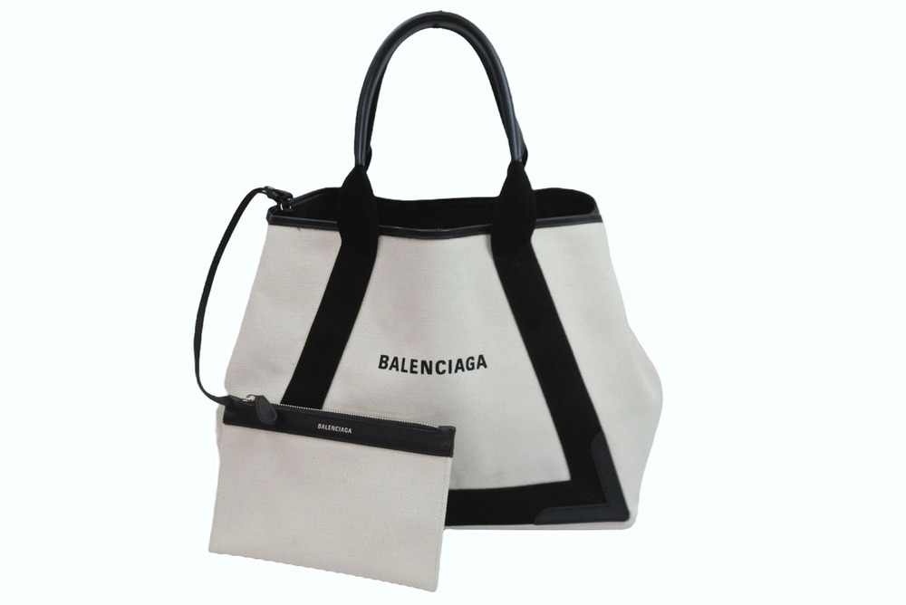 Balenciaga tote bag Cabas Pouch Clutch canvas